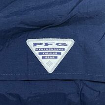 ★美品KINGサイズ★Columbia 軽量 半袖シャツ 3X ネイビー PFG ベンチレーション 刻印ボタン フィッシング コロンビア 洗濯プレス済み 0889_画像7