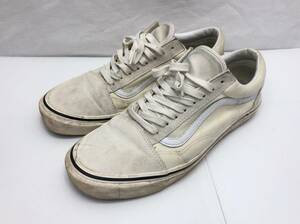 VANS スウェード ローカットスニーカー 29cm アイボリー ホワイト 500714 OLD SCHOOL バンズ 23090801