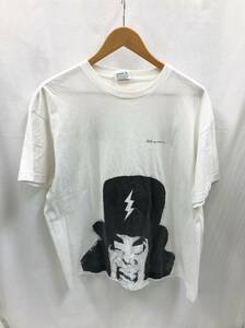 MAD HECTIC short sleeves print T-shirt men's M white mud Hectic 23072401
