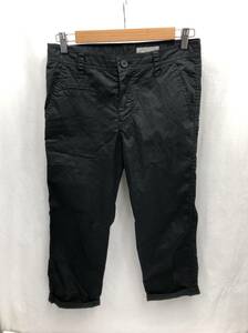 alcali alkali cropped pants 7 minute height lady's size 3 black Melrose 23090801