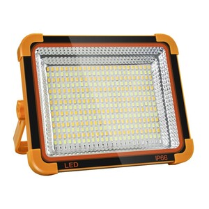 送料無料 150W 充電式 LED投光器 ソーラー充電とUSB充電 作業灯 高輝度 五つ点灯モード 無段階調光 IP66防水 ワークライト 屋外照明SLT-360