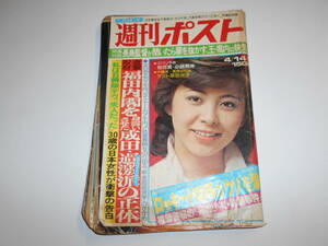 週刊ポスト 1978年昭和53年4 14 大信田礼子 戸村一作 草笛光子 トルコ嬢の闘争宣言 五十嵐夕紀 福田内閣 長嶋監督 ロッキード デヴィ夫人