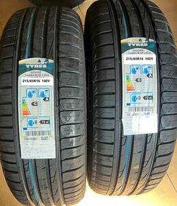 ☆215/65R16 新品 2本で\8800! SUV用 タイヤ♪ ノキアン ハッカブルー2 SUV 2019年製