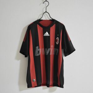 В переводе Ac Milan adidas вышивая эмблема эмблема футбольная рубашка Ceria красная и черная