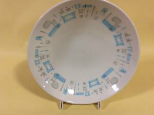 【Mid-Chinaware/R043/Royal China/BLUE HEAVEN】ローヤルチャイナ/ブルーヘブン/スープボウル/EX+/アトミックエイジ/ミッドセンチュリー