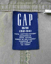 ★GAP ギャップ / 5ポケ・コットンパンツ・ショートパンツ・ハーフパンツ・モスグリーン(利休茶)・サイズ:M32 / USED_画像5