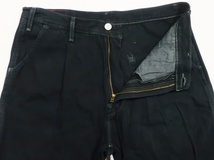 【1円〜スタート】Levi's Red POSITIVELY SUPERIOR W34 ブラック タック パンツ ジーンズ リーバイス イエローパッチ サークルR メンズ_画像4