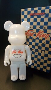 【激レア】BE@RBRICK Fire-King 400% WHITE MEDICOM TOY ベアブリック ファイヤーキング ホワイト メディコムトイ 