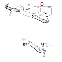 ★未使用 純正 AE86 レビントレノ フロント サスペンションアーム 左右セット LH RH Suspension Arm トヨタ TOYOTA 純正部品_画像4