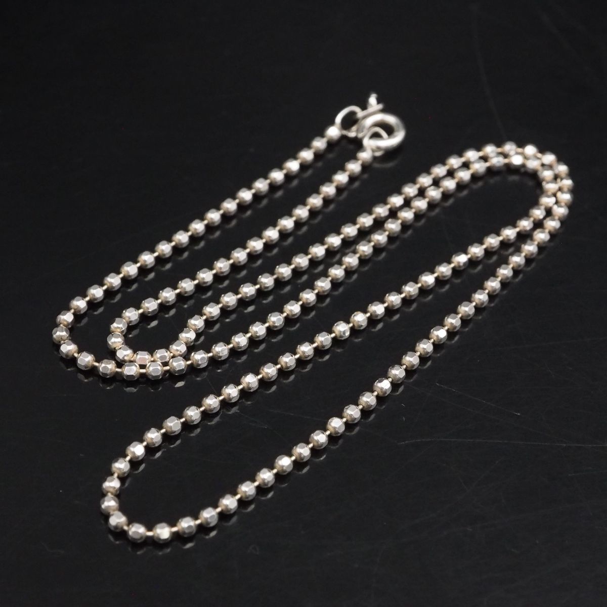 E751 ヴィンテージ SILVER 925刻印 ネックレス チェーン デザイン