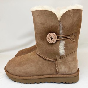 新品 UGG レディースブーツ BAILEY BUTTON Ⅱ チェスナット 24.0cm