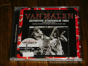 未開封新品 VAN HALEN / DEFINITIVE STOCKHOLM 1984 初回ナンバリングステッカー付 ZODIAC Eddie Van Halen David Lee Roth