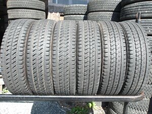 K658 送料無料 175/75R15 冬6本セット スタッドレス LT 103/101L 175/75-15 175-75-15 BRIDGESTONE BLIZZAK W979 チューブレス