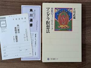 ★立川武蔵「マンダラ瞑想法 密教のフィールドワーク」★角川選書★平成9年初版★状態良