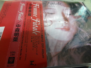 中森明菜 ファムファタル　Femme Fatale　　全10曲 品番32XL-195 CD 　アルバム