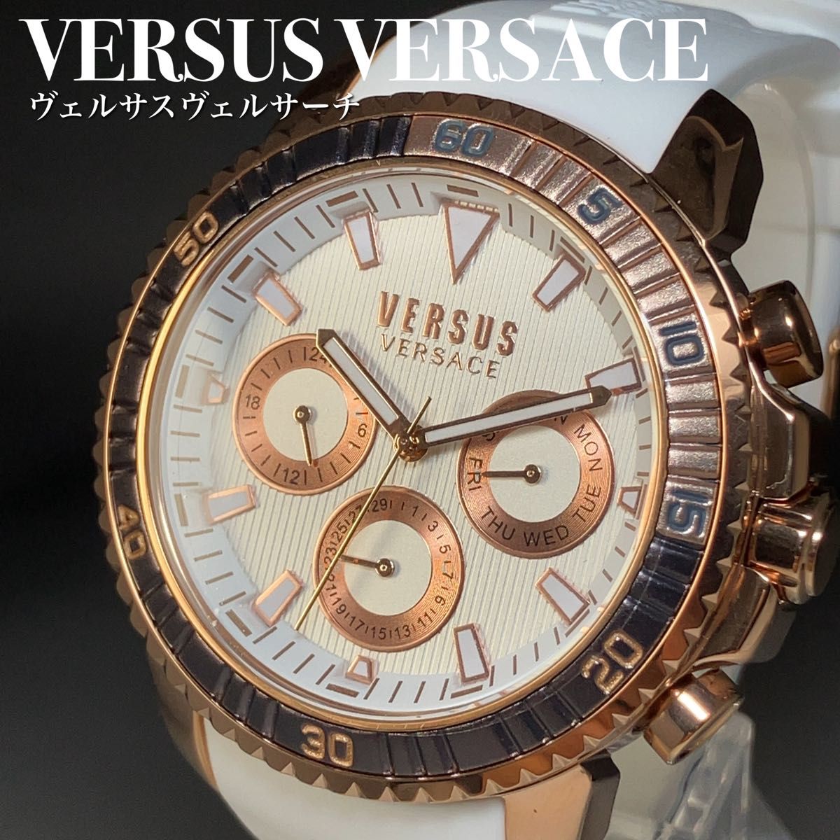 新品】ウェルダームーディ メンズ 腕時計 WWRC465 マルチカラー クロノ