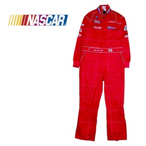 90年代、企業ロゴ刺繍 レーシングスーツ ツナギ NASCAR A-1234
