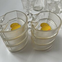 美品 昭和 クリスタル HOYA ワイングラス 花瓶 YUMI KATSURA Mignon ガラス KAGAMI CRYSTAL 食器 カガミクリスタル 慶Y0925-14_画像3