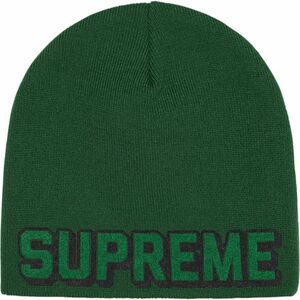 完売　ビーニー ニットキャップ ニット帽 Beanie Supreme 2023AW グリーン　新品　Dragon Beanie 