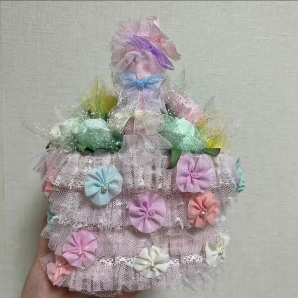 カゴ ハンドメイド 造花 バースデー ウエディング 女の子 雑貨 インテリア