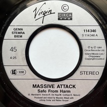 【試聴 7inch】Massive Attack / Safe From Harm 7インチ 45 muro koco フリーソウル Shara Nelson_画像4