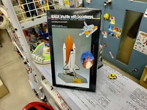 ** super good-looking!* out of print?* cosmos to ..[ Space Shuttle & booster Rocket ] not yet assembly ** consigning ~ breaking the seal storage [BOX guarantee Lee box city ]