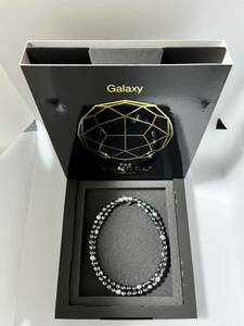 [ black × silver 60cm]BANDEL Galaxy Model-A Black×Silver 60cm 700467 magnetic necklace 