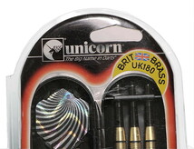 ｕｎｉｃｏｒｎ ・ダーツセット １６ｇ・BRIT BRASS UK180・未使用品_画像3