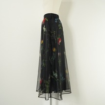 AMERI アメリ SOFIA ORGANZA LAYERED SKIRT ソフィア オーガンザ レイヤードスカート ロング フレア プリーツ シアー 透け感_画像4