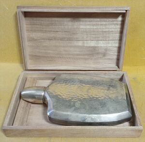 銀製 酒器 銀食器 重さ191g 共箱 骨董 古美術品 時代器 古道具 金属工芸
