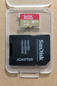 サンディスク SANDISK SDSQXA0-512G-JN3MD Extreme microSDXCカード 512GB 1枚