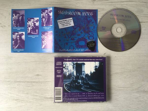 BEDROOM LOVE DREAMS CAN BE REAL スウェーデン盤 PROMO ROGER WAHLSTEN サイン ピック