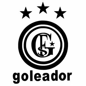 送料0【goleador】ゴレアドール 15cmサッカーステッカーB2