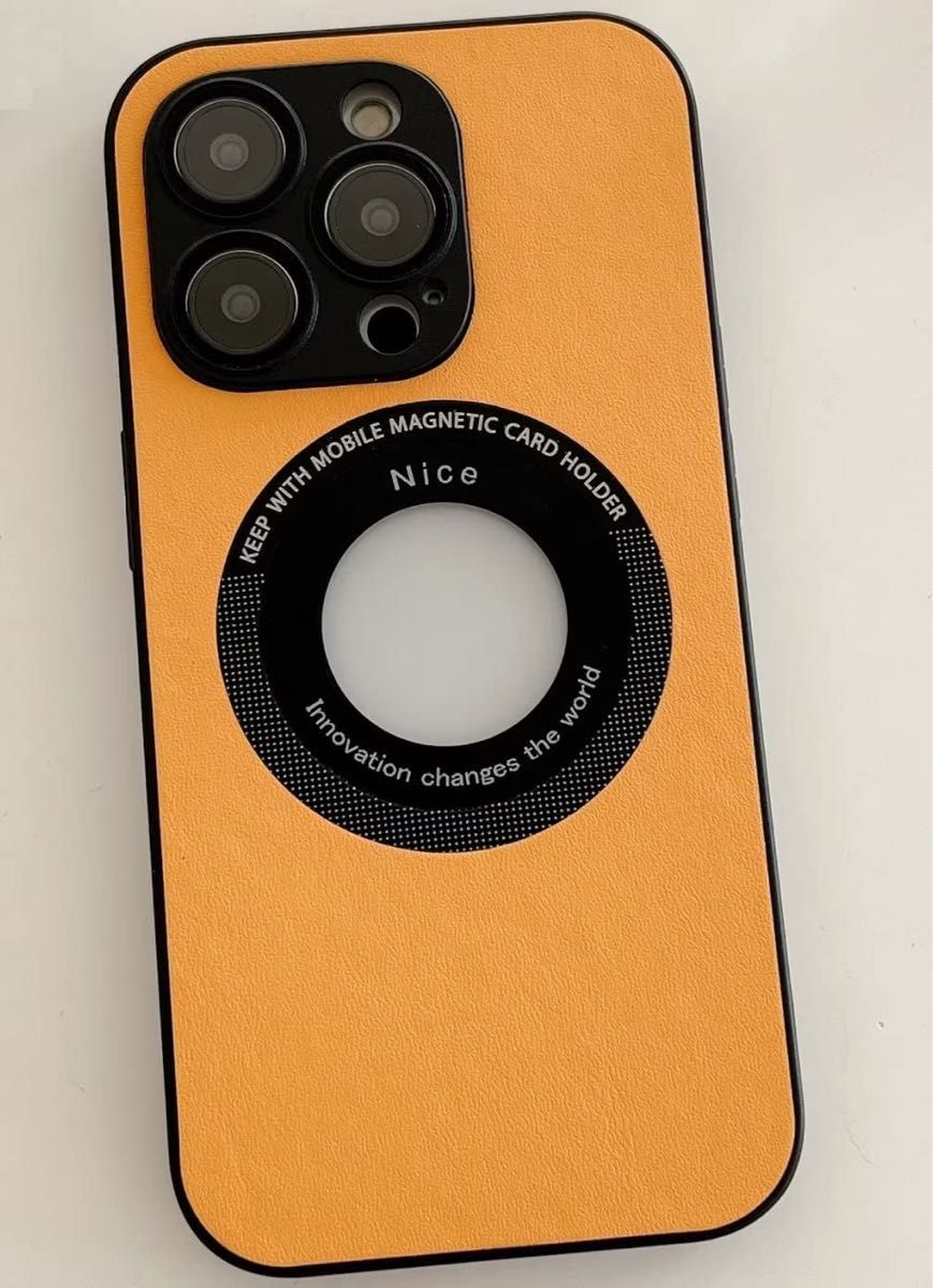 良品 フェンディ カバー ケース ロゴ イエロー