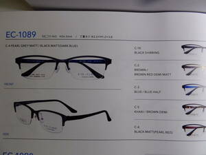 ★定価の６０％オフ★新作　アイクラウド　EYECLOUD　EC1089/55-17-140★質問欄へカラー在庫確認必要★