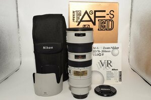 ★極上品★ Nikon　ニコン AF-S VR Zoom Nikkor ED 70-200mm F2.8G（IF）ライトグレー