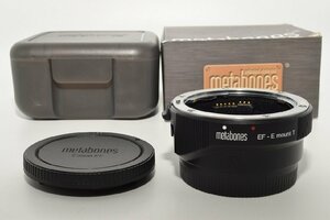 ★新品級★ METABONES SONY NEX Eマウント用 電子接点付キャノンEFアダプタver4