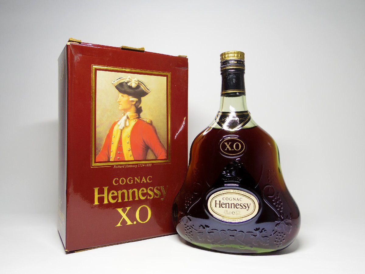 開】Hennessy ヘネシー X.O COGNAC コニャック 1980年代流通 金