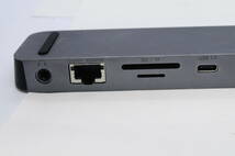 1★お買い得★TYPE-C USBハブ 11-in-1 CHOETECH USB-C DOCKING STATION HUB-M20 VER:V1 33cmケーブル#230020_画像8