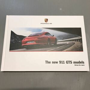 未読！PORSCHE ポルシェ911 991型 GTS専用 厚口ハードカバー カタログ 全117ページ 2017年1月内容版 レア！