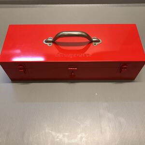 スナップオン Snap-on KRA-250B ツールボックス 工具箱 1992年製 金属製 48cm x 17cm 高さ12,5cm トレー付属 室内保管程度良好品！