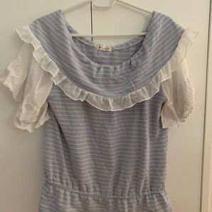 axes femme オフショルカットソー