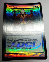 Magic:The Gathering/PROMO ジャッジ褒賞 DCI 時間のねじれ Time Warp/英1 FOIL_画像3