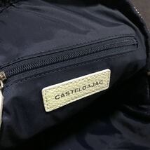 未使用品【カステルバジャック】本物 CASTELBAJAC ハンドバッグ 2way ショルダーバッグ 斜め掛け 白 セカンドバッグ メンズ レディース_画像10