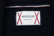 美品 MONCLER GAMME BLEU ガムブルー MAGLIONE TRICOT CARDIGAN 金ボタン ニットカーディガン 厚手 ウール ネイビー S トムブラウン_画像3