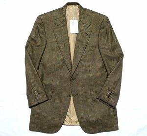  new goods unused BRIONI Brioni NOMENTANO top class pure cashmere is undo toe s check tailored jacket men's 50 blaser 