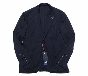 22AW 定価13.7万 ブートニエール付 新品未使用 LARDINI ラルディーニ easy wear パッカブル ジャケット リヨセル ウール メンズ 50