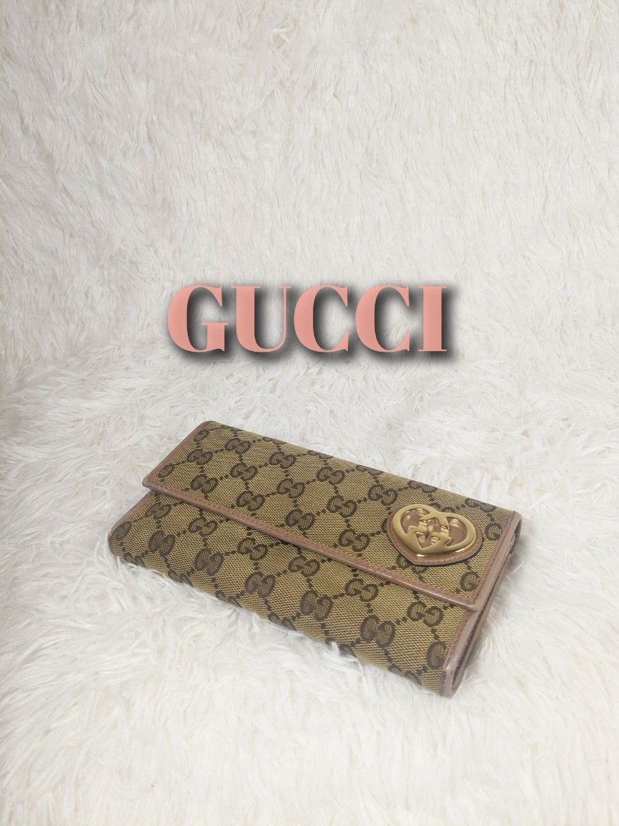 グッチ長財布ピンクベージュの新品・未使用品・中古品|PayPayフリマ