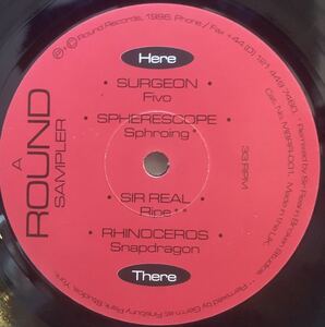 96年 UK エレクトロ〜テクノ傑作コンピ Various A Round Sampler / Spherescope /Sir Real /Rhinoceros /Surgeon /Germ