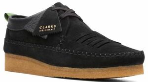 Clarks 30cm オリジナルズ ウィーバー ブラック スニーカー スエード レザー ブーツ ビジネス フォーマル ローファー サンダル JJJ179